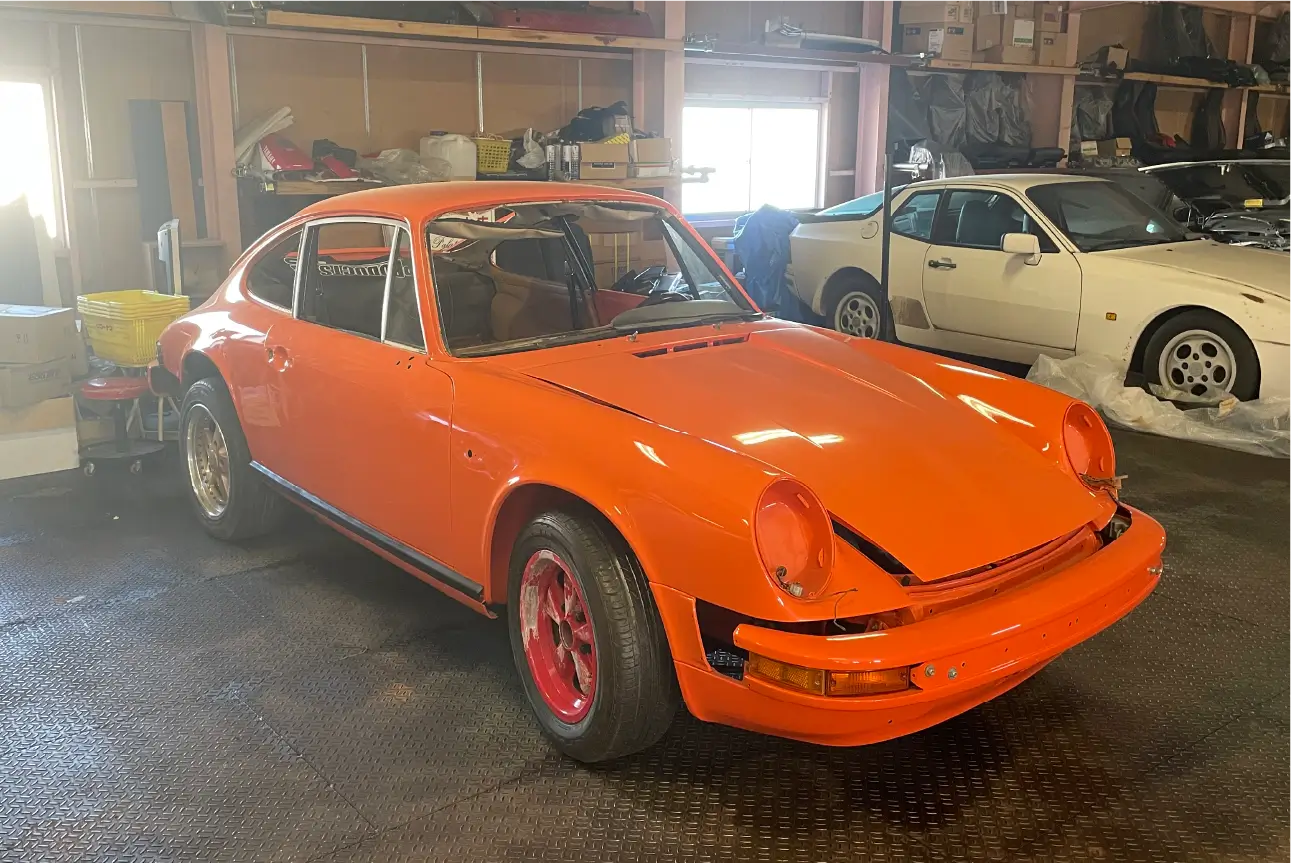 PORSCHE911 2.7S オレンジ（MT） ポルシェレンタカー