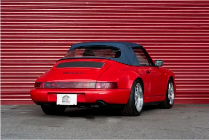 PORSCHE911(964) cabriolet (AT) ポルシェレンタカー