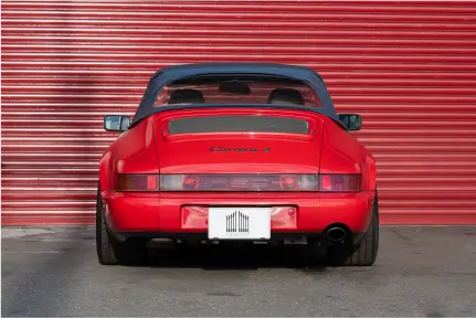 PORSCHE911(964) cabriolet (AT) ポルシェレンタカー