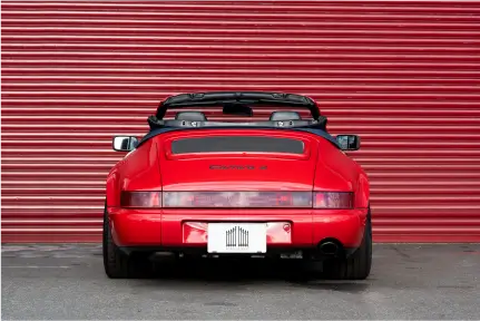 PORSCHE911(964) cabriolet (AT) ポルシェレンタカー