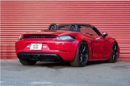 PORSCHE718 boxster GTS(AT) ポルシェレンタカー